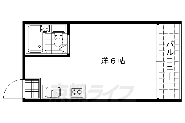 船岡山ハイツの間取り