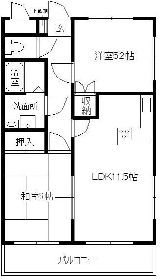 MTハイツの間取り