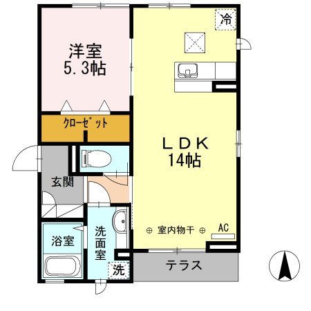 ステラカーサの間取り