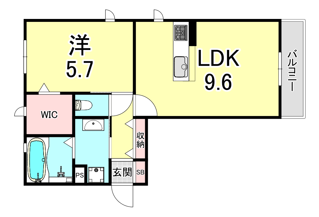 セジュール垂水eastの間取り