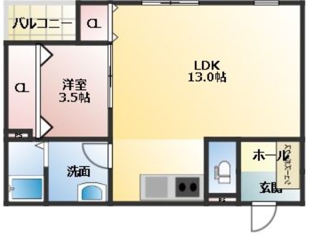 Ｗウィステリア博多の間取り