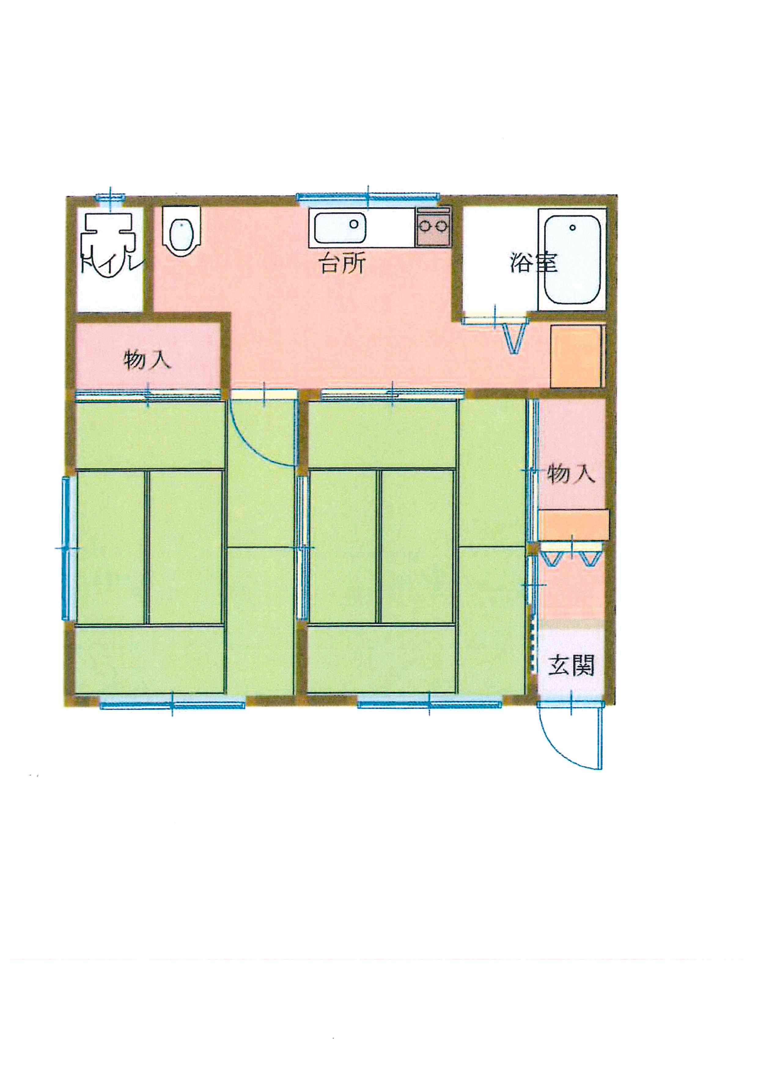 丹波ハイツの間取り