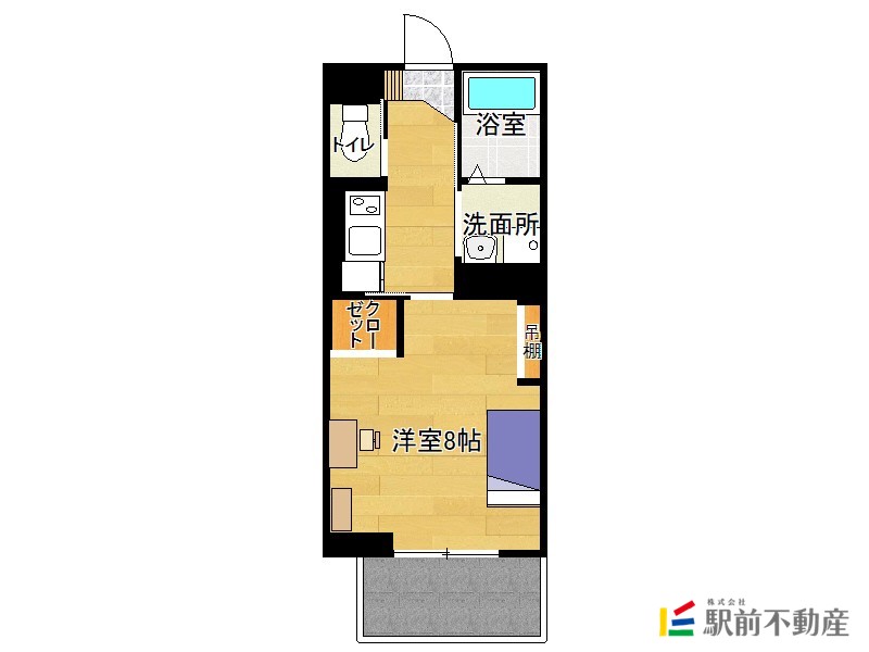 サンティエ上巻Ａ棟の間取り