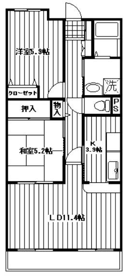 オクトス市が尾の間取り