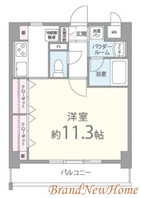 堺市堺区宿院町西のマンションの間取り