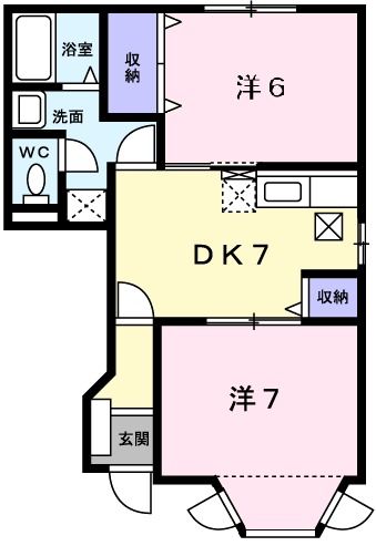 【シティアークIの間取り】