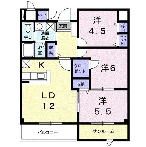 【パールヒルズ入江町の間取り】