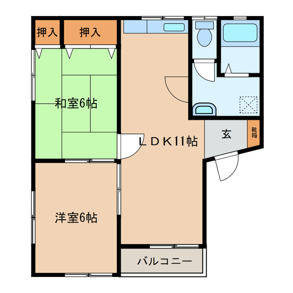 ハイツグレイスフルの間取り