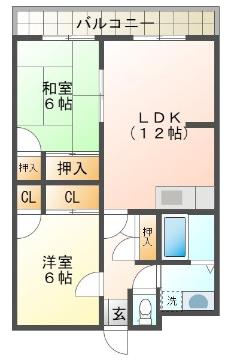 ＵＳＡ壱番館の間取り