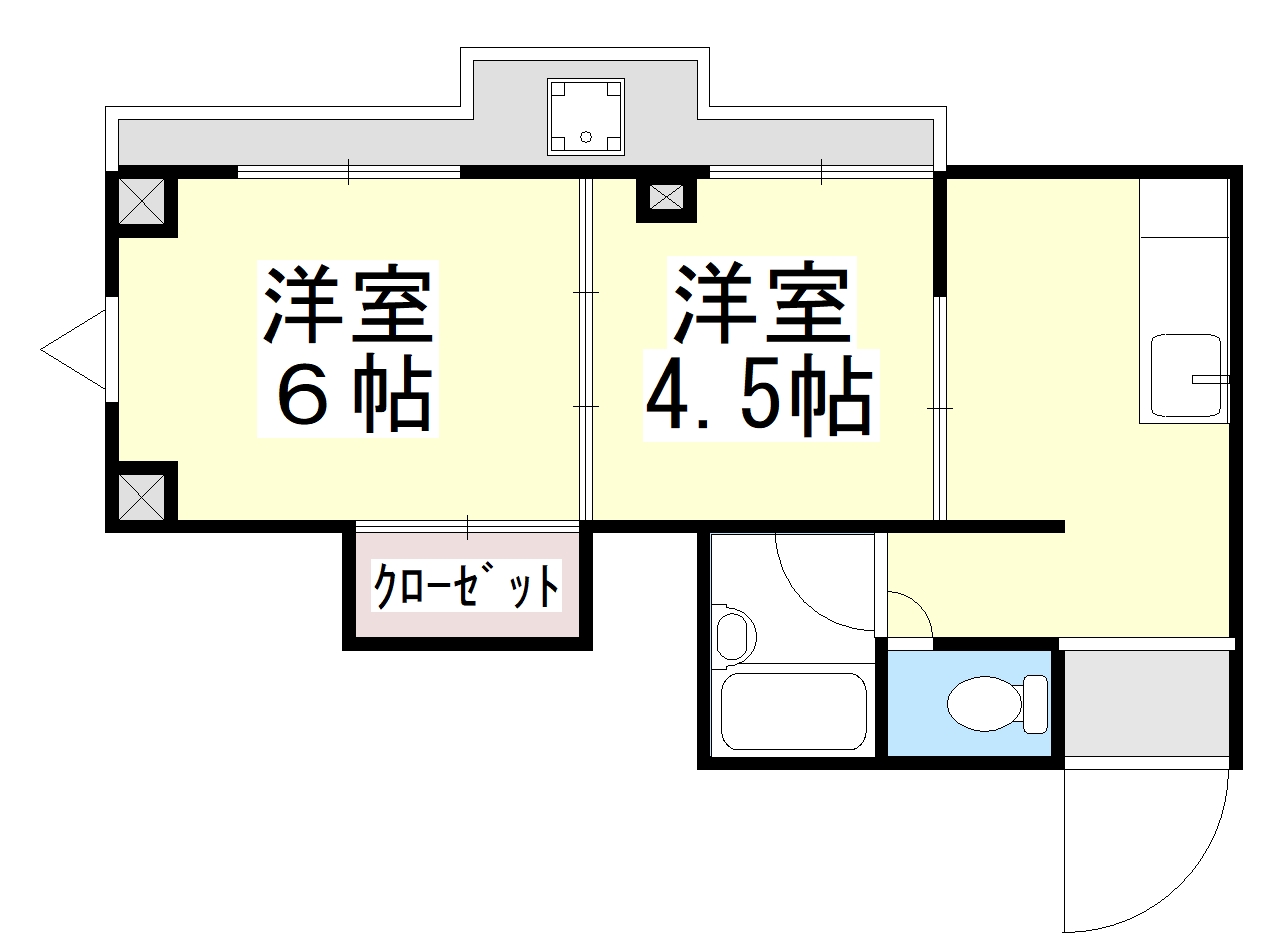 メゾンリバーサイドの間取り