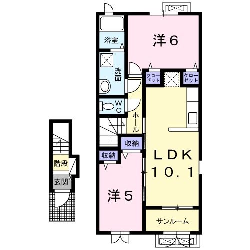 カルド・カーサ　山宮の間取り