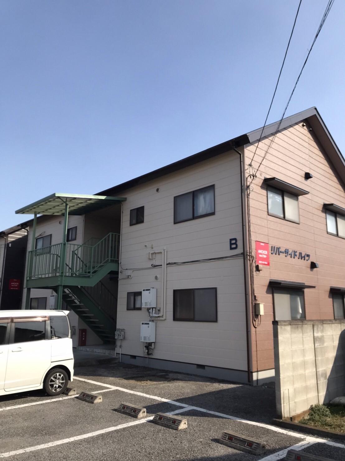 リバーサイドハイツAの建物外観