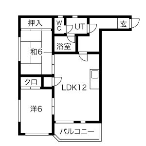 プリンセス高屋の間取り