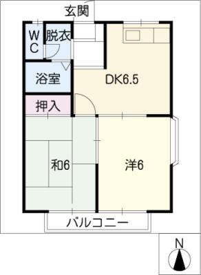 エステートピア上石川の間取り