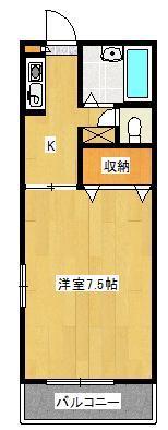 サンセール富士見Ａ・Ｂの間取り