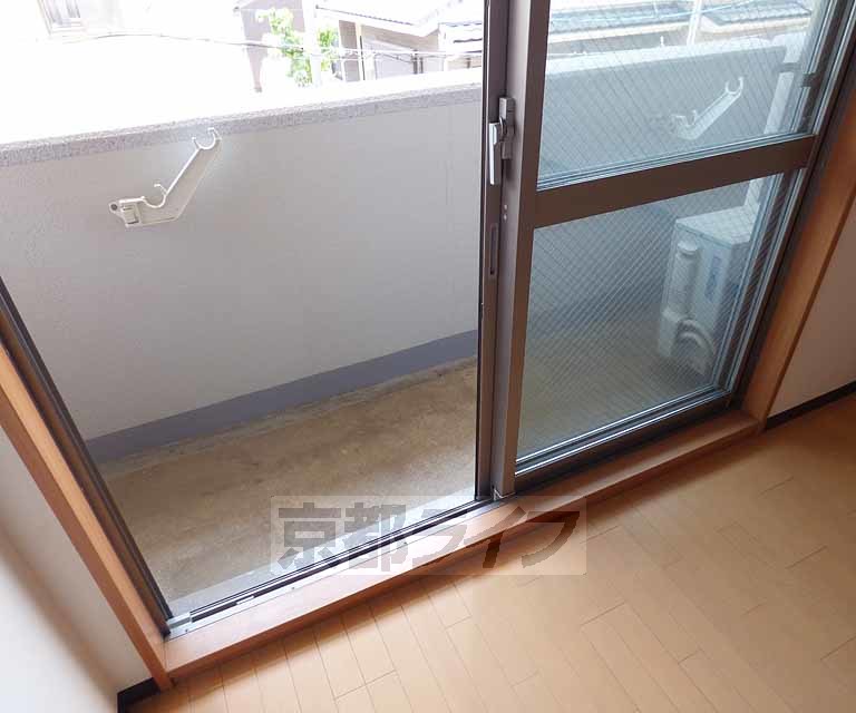 【京都市北区小山下総町のマンションのバルコニー】