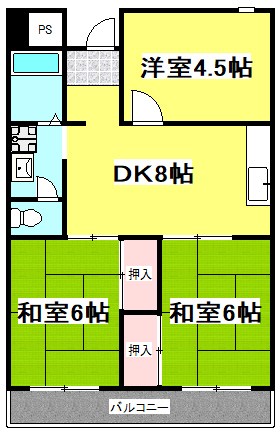 シティライフ門真の間取り