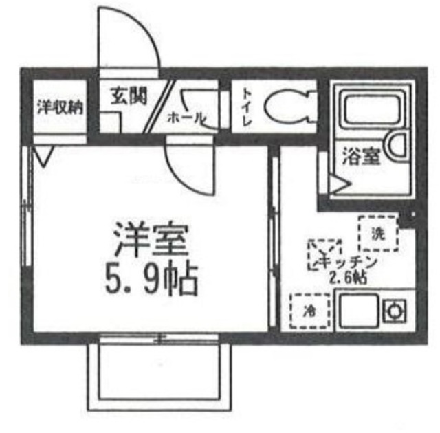 グリーンカーサ Eの間取り