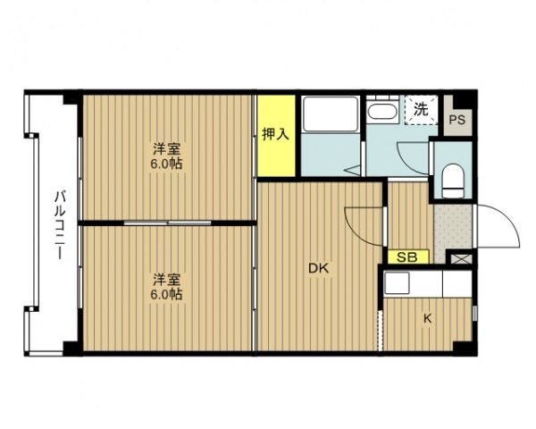 上尾市原市中のマンションの間取り