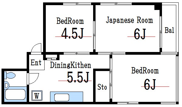 サンヴェールポニーの間取り