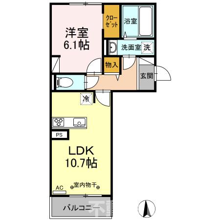 パストラル松橋の間取り