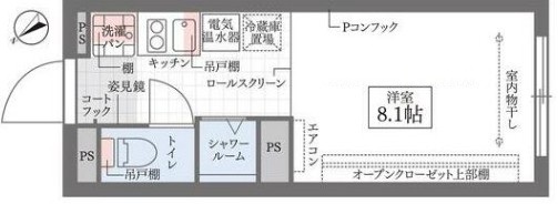 【大田区山王のマンションの間取り】