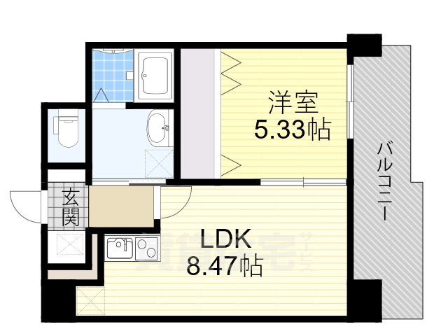 ヴィヴァーチェ2番館の間取り