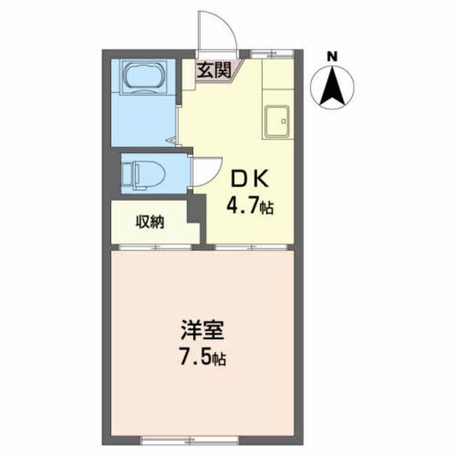 エステート城西の間取り