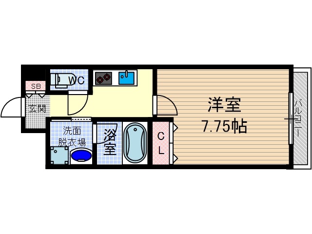 CASARTE吹田青葉丘の間取り