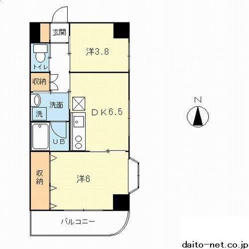 ボヌールの間取り