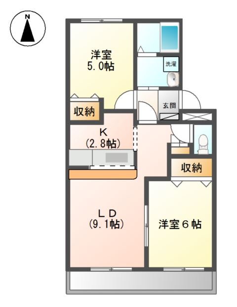 グレイスヴィラの間取り