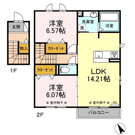 ｌａ　ｌｕｃｅ(ラ ルーチェ)の間取り