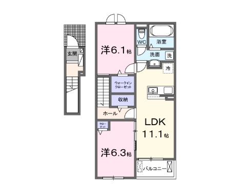 ソラリエAの間取り