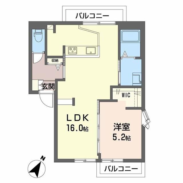 バウム西賀茂の間取り