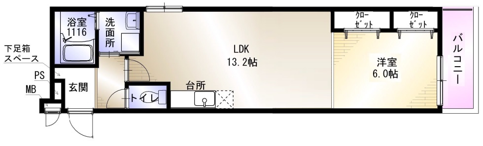 ハルミール忍ケ丘の間取り