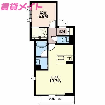 エクラシエの間取り