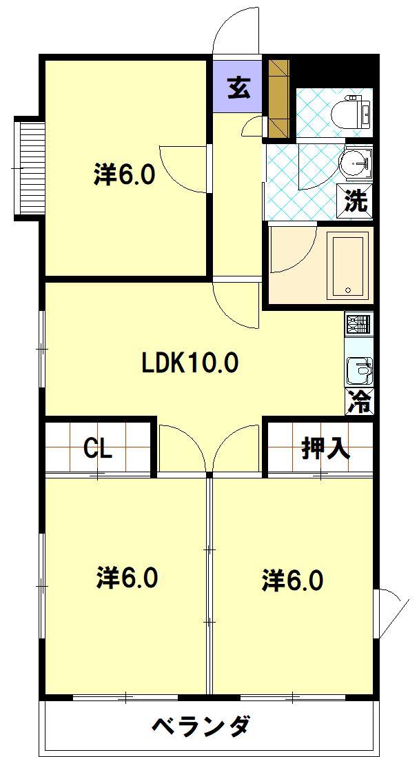 シャル夢館高尾の間取り