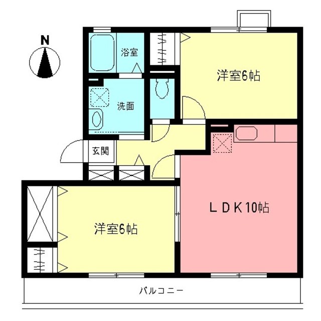 ボナール元住吉の間取り