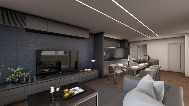 居室・リビング　完成パース