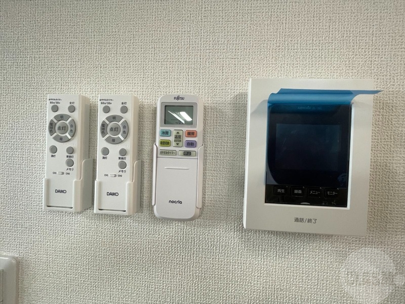 セキュリティ　安心のモニター付きインターホン