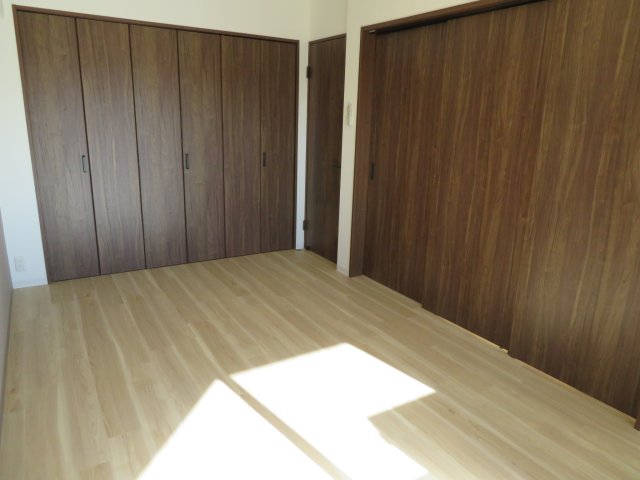 収納　たっぷりとした収納スペースです