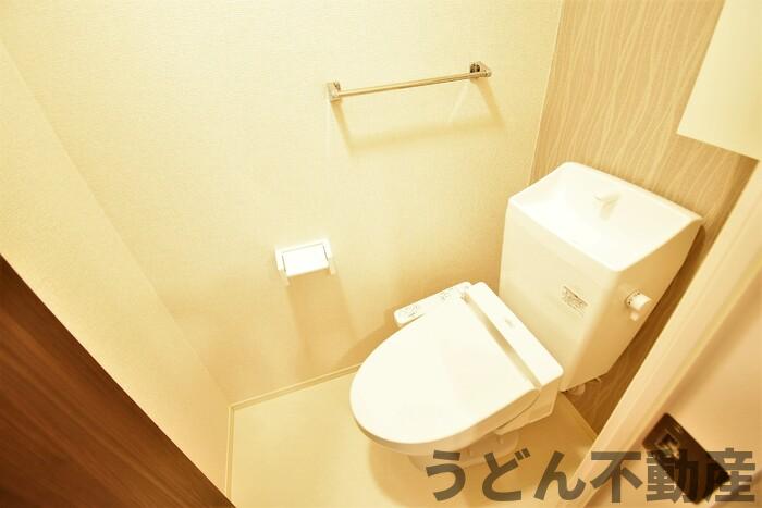トイレ　うどん県のお部屋探しはうどん不動産へ うどんちゃんとLINE