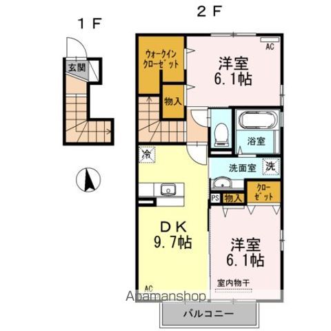 シェルト下川東の間取り写真