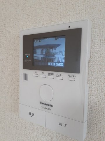 セキュリティ　モニター付きインターホンです