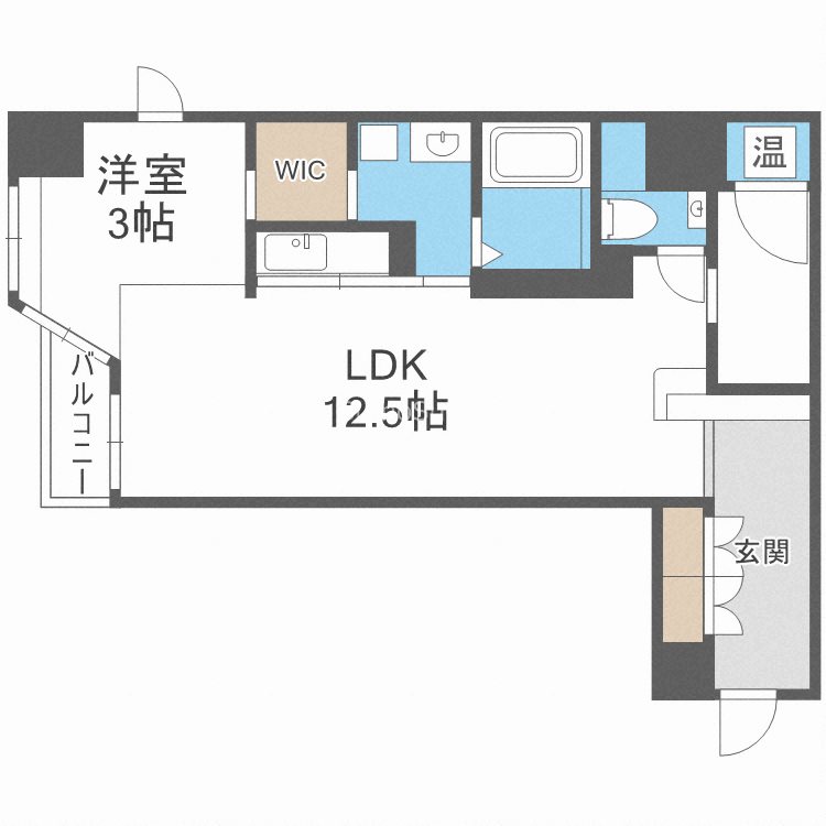 アーバンフラッツ瓦町の間取り写真