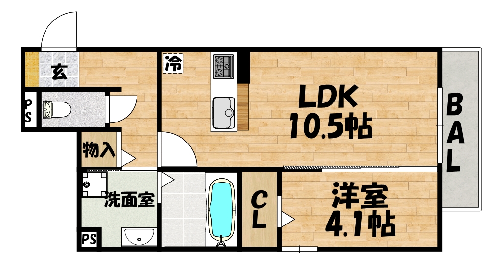 D-room新今里の間取り写真