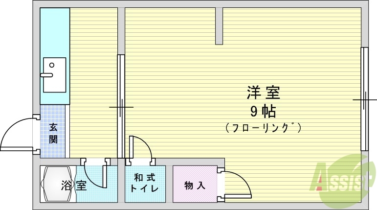 寿マンションの間取り写真
