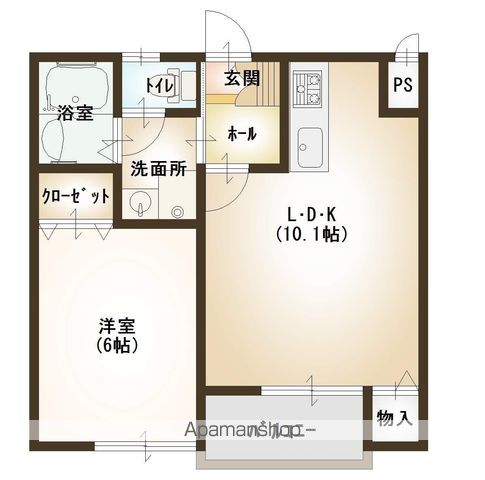 大崎市 2階建 築13年の間取り写真