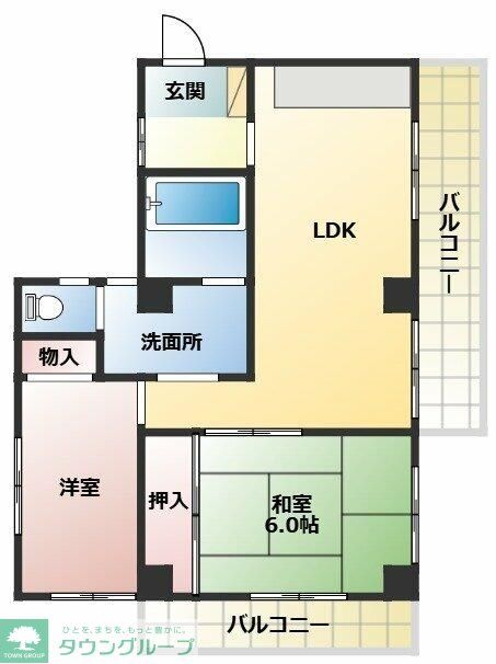 ベルクレストの間取り写真