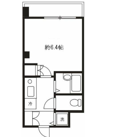 ＪＲ山手線 鶯谷駅 徒歩2分 4階建 築55年の間取り写真
